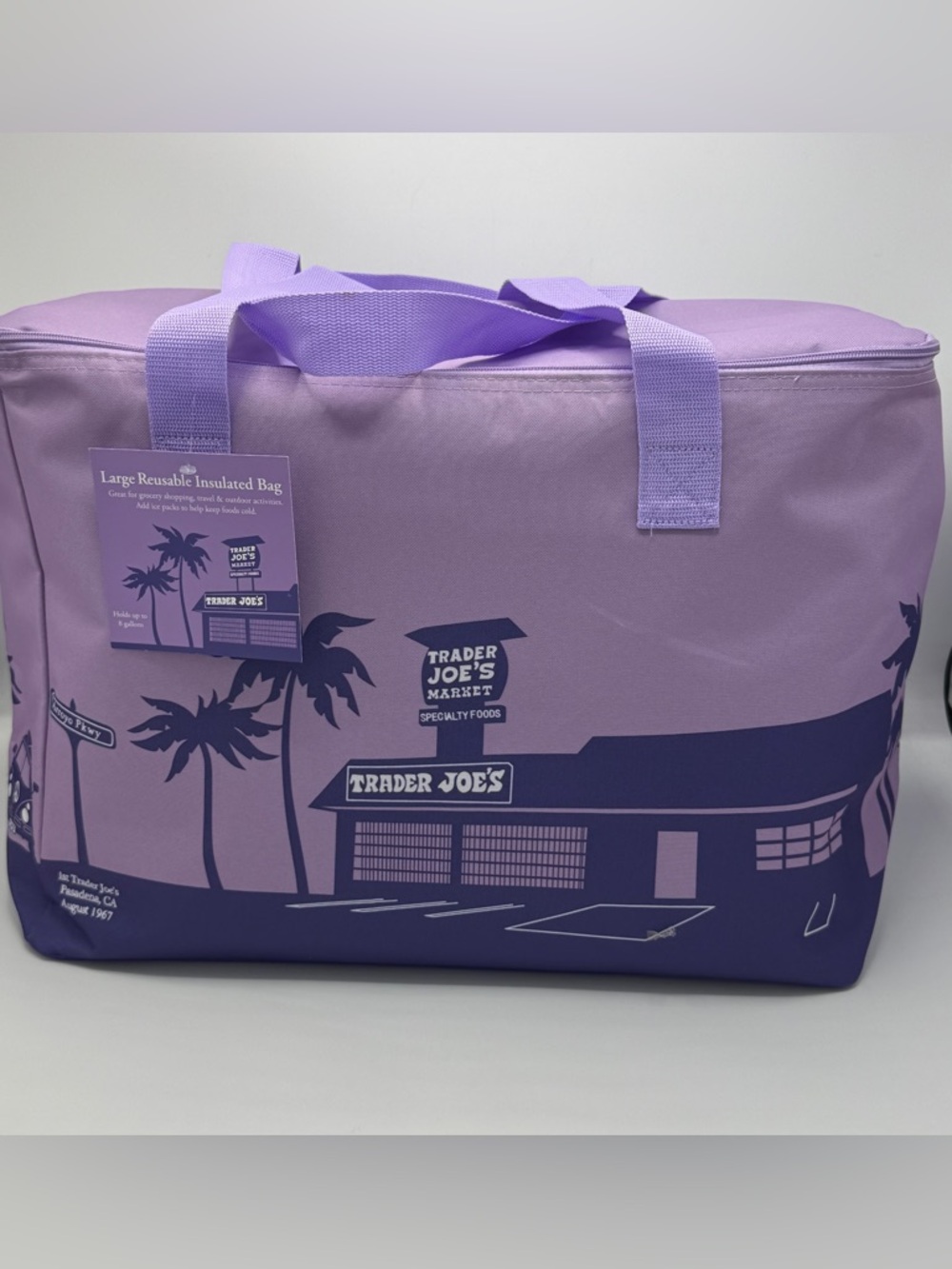 Trader Joe's Purple Large Insulated Bag